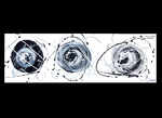 Atomes perdus - Acrylique - 150 x 50